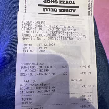 Pilli Oyuncak Mağduriyeti Ve Müşteri Memnuniyetsizliği