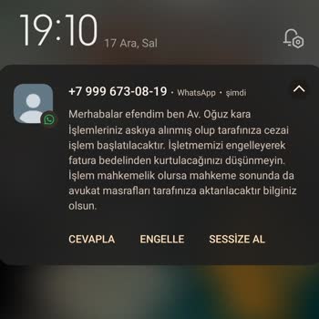 Sahte Çekiliş Ve Tehdit Edilme Durumu