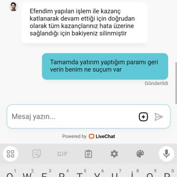 Kazandığım Paraya El Konuldu, Hesabım Engellendi