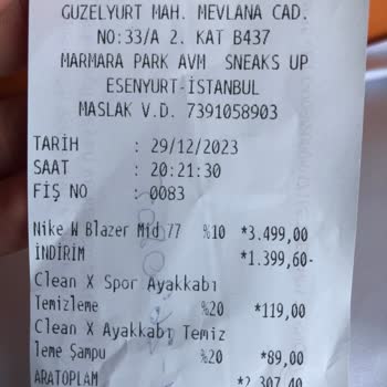 Garanti Sözü Tutulmayan Nike Blazer Ayakkabı Sorunu