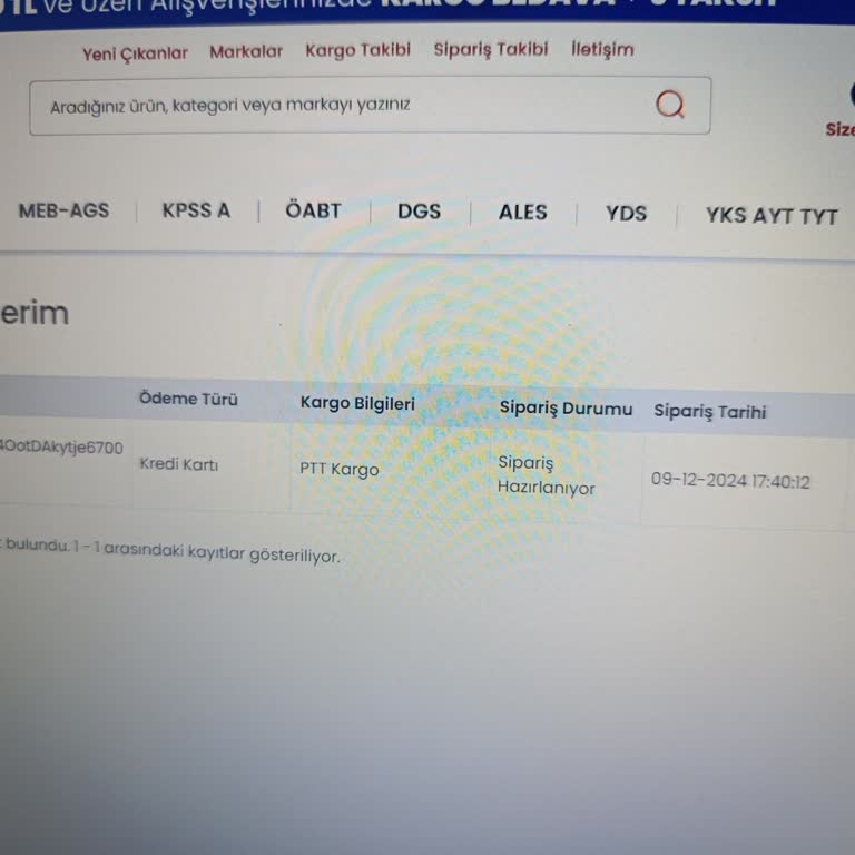 Yavaş Teslimat Ve Yanıltıcı Kargo Bilgisi
