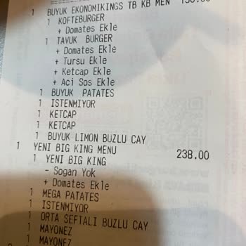 Yanlış Hazırlanan Sipariş Ve Belirsiz İçecekler