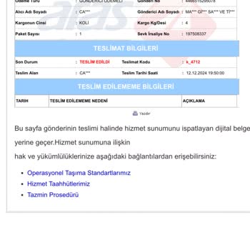 Yanlış Teslimat Ve Kötü Müşteri Hizmeti Deneyimi