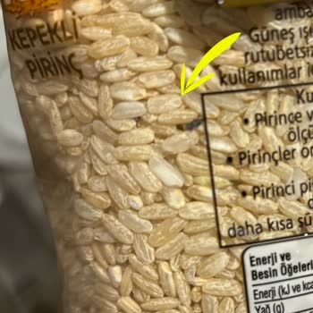 Migros Kepekli Pirinç Paketinde Böcek Şoku