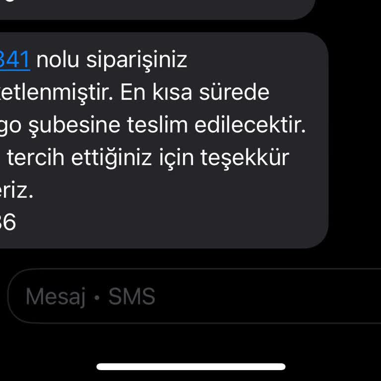 Sipariş Teslimatında Bilgilendirme Eksikliği