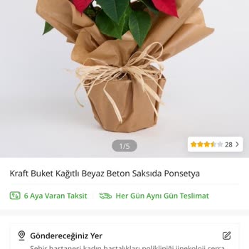 Çiçek Sepeti'nden Gelen Yanıltıcı Sipariş