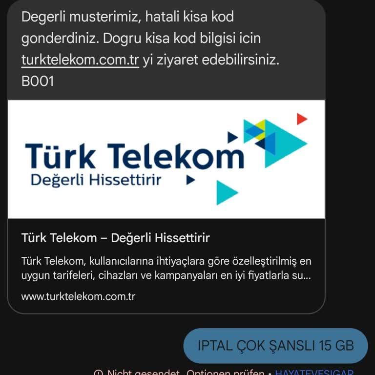 İnternet Paketi İptal Sorunu: Kod Hatası Ve Çözüm Beklentisi
