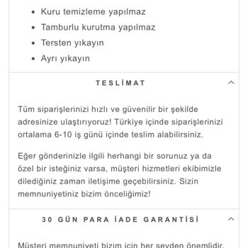 Teslimat Sözleri Tutulmayan Elbise Siparişi