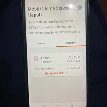 Vodafone Fitme Üyeliği İptal Sorunu Ve Müşteri Hizmetleri Desteği