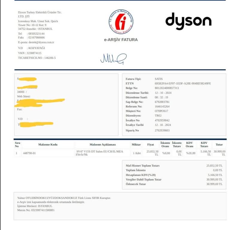 Dyson Müşteri Hizmetleri Ve Ürün Kalitesi Hayal Kırıklığı
