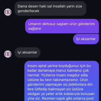 İmannoor'dan Defolu Ürün Ve Yetersiz Müşteri Hizmetleri