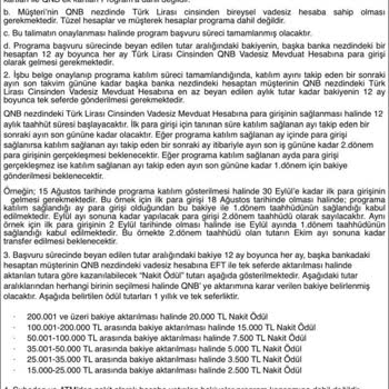 QNB Finansbank Ödül Kampanyasında Yanıltıcı Uygulama