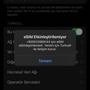 Turkcell E-sim Aktivasyon Sorunu: İletişim Kesintisi