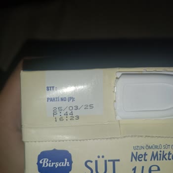 A101'den Aldığım Birşah Süt Bozuk Çıktı Ve Sağlık Riski Oluşturdu