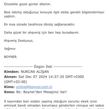 İade Sürecinde Yaşanan Sorunlar Ve İletişim Eksikliği