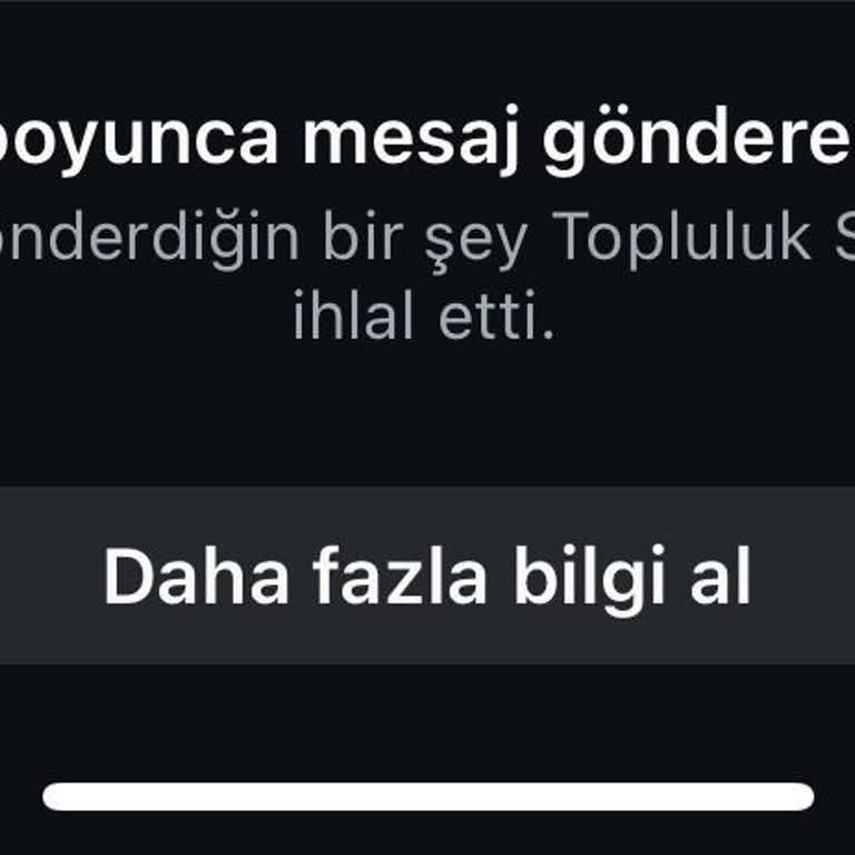 Instagram Haksız Mesaj Kısıtlamasıyla Karşı Karşıyayım!