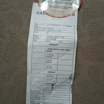Eksik Siparişle Hayal Kırıklığı