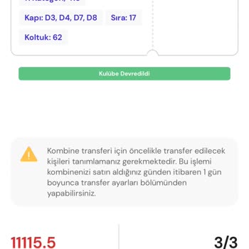 Passolig Devir Puanları Sorunu