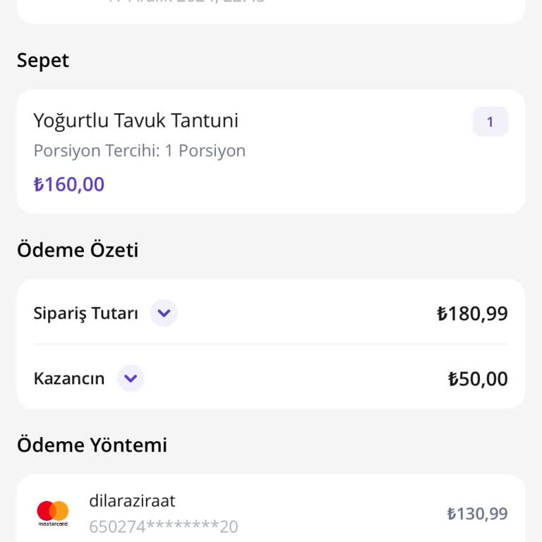 Para İadesi Yapılmayan Sipariş İptali Sorunu