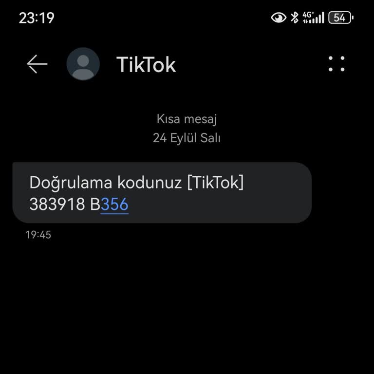 İzinsiz Açılan TikTok Hesabı Hakkında Şikayet