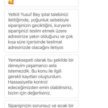 Teslim Edilmeyen Sipariş Sorunu