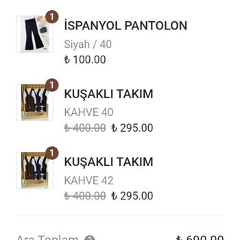 Ürün İptalinde Yaşanan Sorun