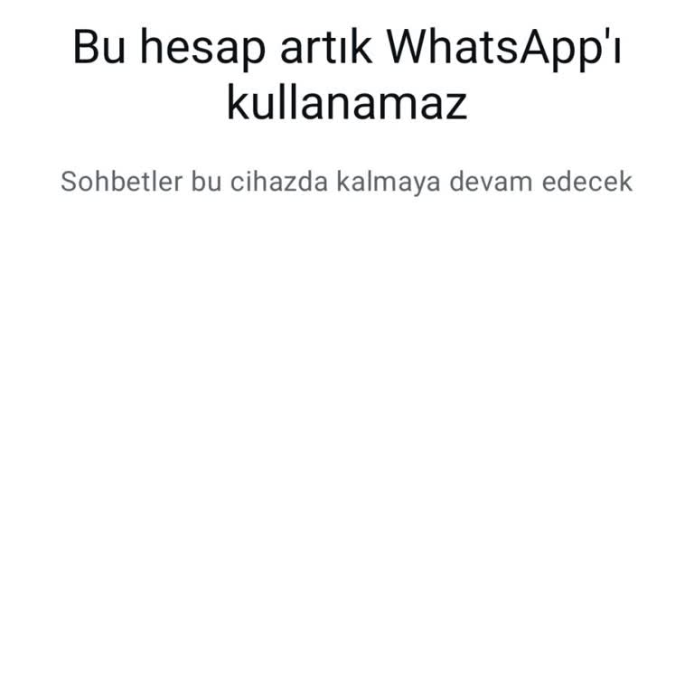 WhatsApp Hesabında Spam Sorunu