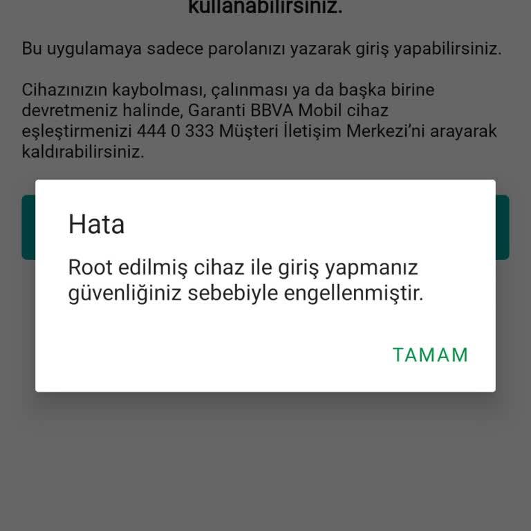 Güncelleme Sonrası Uygulama Erişim Sorunu