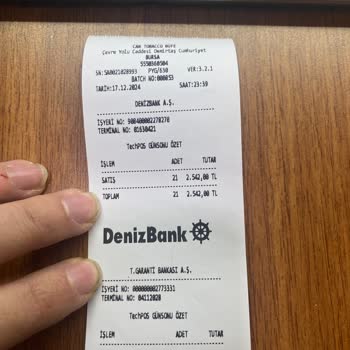 Denizbank İle Yaşadığım İşlem Tutarsızlığı