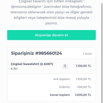 Moon’s Design Siparişimi Göndermediler!