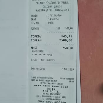 Üsküdar Verem Savaş Dispanseri'nde Yüksek Ücret Şoku