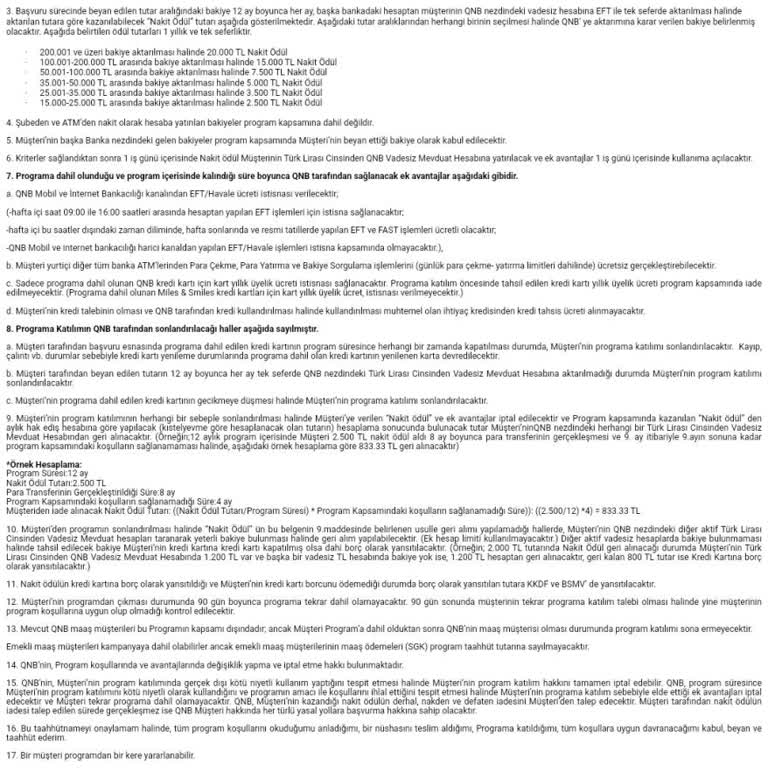 QNB Finansbank'ın Haksız Kampanya İptali