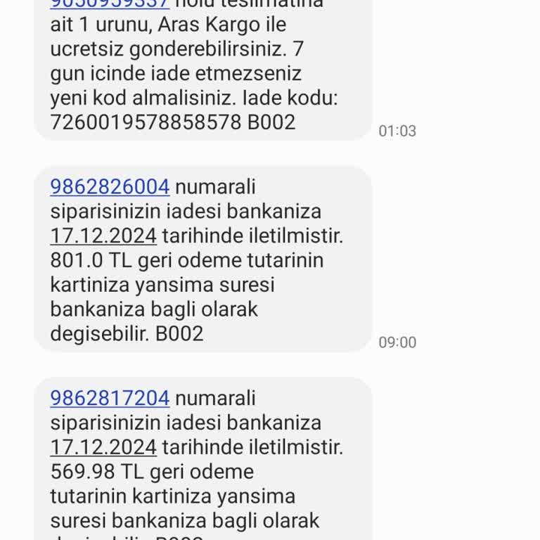 Kredi Kartı İadesi Gecikmesi Ve Ulaşım Sorunu