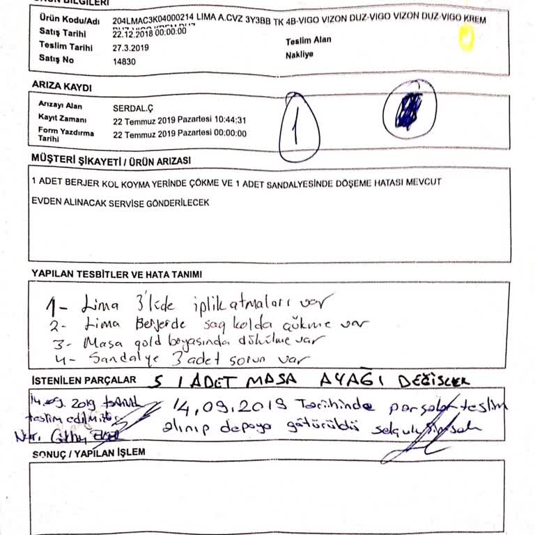 İstikbal Yemek Takımı Sorunu Çözülmüyor