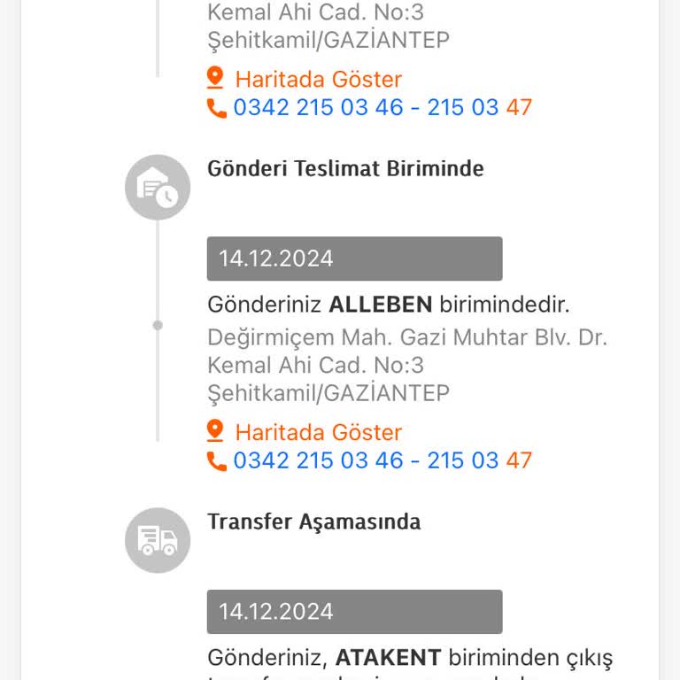 Merkezi Konumda Teslim Edilmeyen Kargo Endişesi