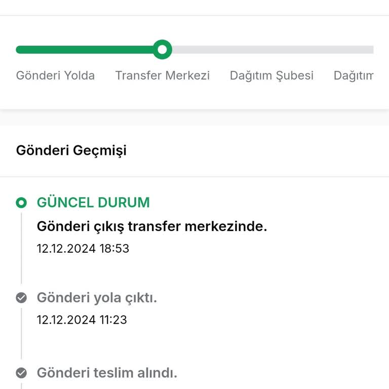 Sürat Kargo'nun Teslimat Gecikmesi