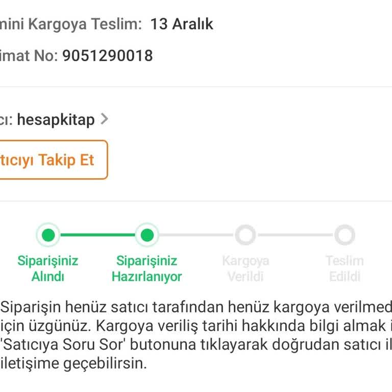 Sipariş Hazırlık Sürecinde Sorumsuzluk