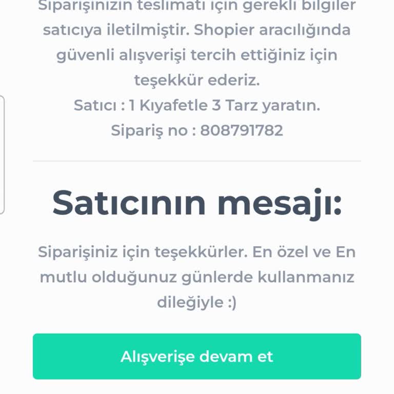 Sipariş Durumu Hakkında Bilgi Alamama Sorunu