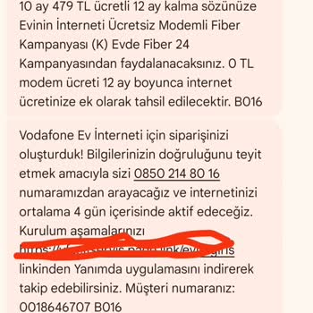 Vodafone Net Kurulum Sürecinde Yaşanan Sorunlar