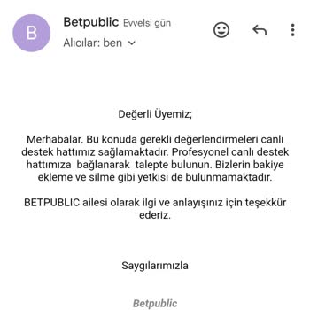 Betpublic Sitesinde Haksız Para Silinmesi Ve Yetersiz Destek
