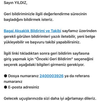 Bagajlar Alındı Yolcu Alınmadı Müşteri Hizmetleri Eksikliği