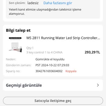 Aliexpress'ten İade Sorunu!
