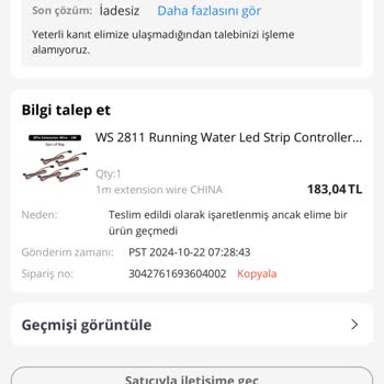 Aliexpress'ten İade Sorunu!