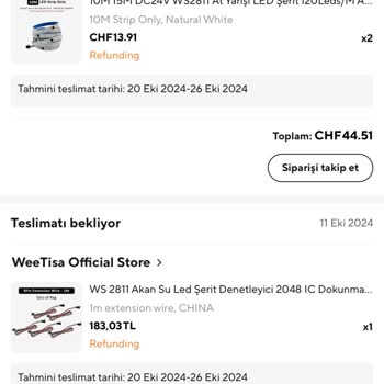 Aliexpress'ten İade Sorunu!