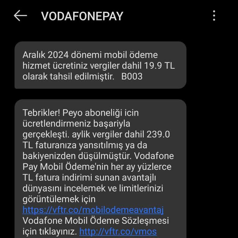 Vodafone Abonelik İptali Ve Ücret İadesi Talebi