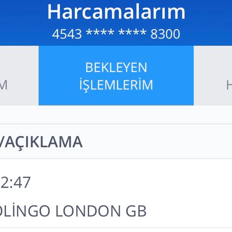 Kredi Kartımdan İzinsiz Çekim Yapıldı