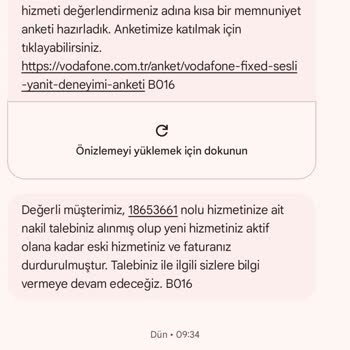 Vodafone İnternet Nakil Sürecinde Kısır Döngü