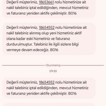 Vodafone İnternet Nakil Sürecinde Kısır Döngü