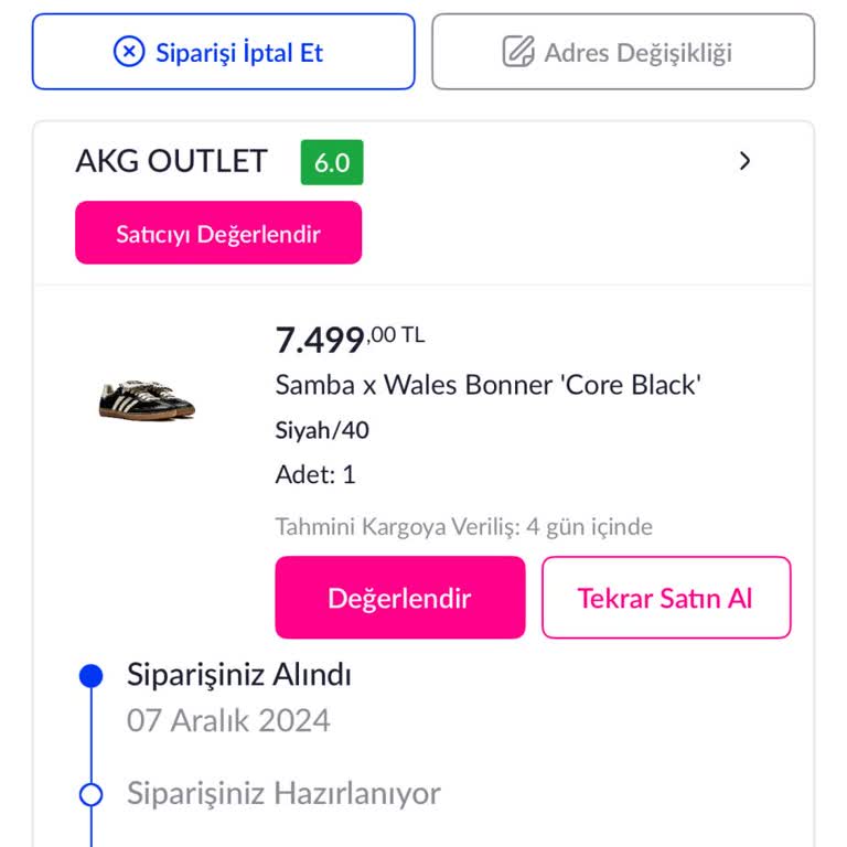 Ayakkabı Siparişi Ve İletişim Sorunları