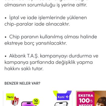Chip Para Hakkında Yanıltıcı Bilgilendirme